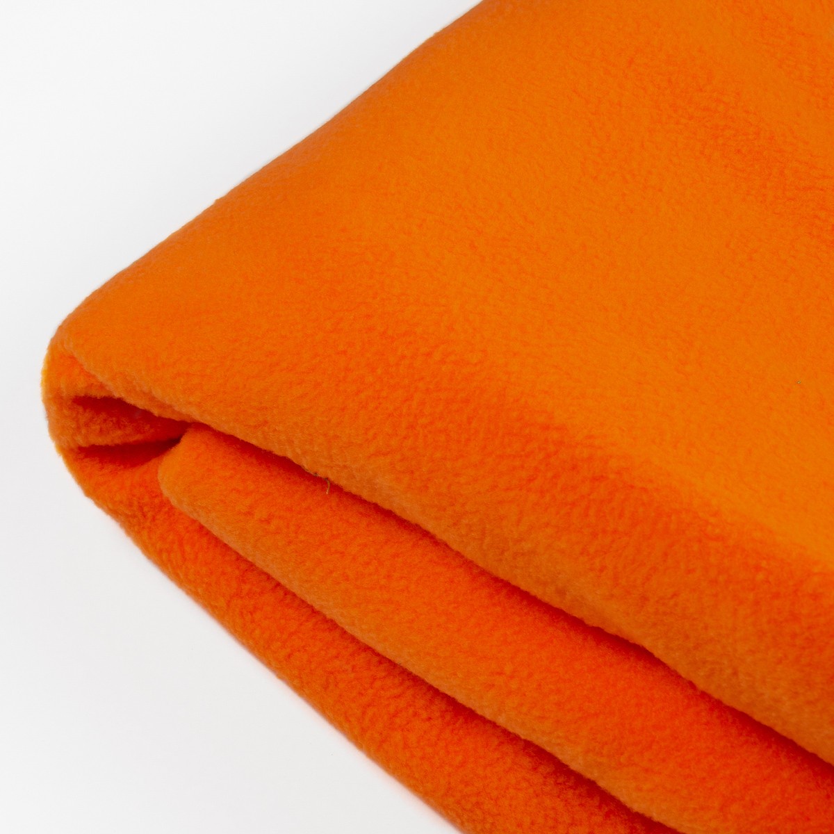 Couverture tempérée 220x240 orange cuivré en polyester POLAIRE MICROFIBRE  UNIE